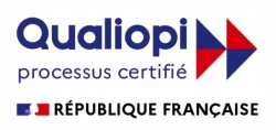 Logo QUALIOPI certification action de formation, organisme PoB n° QUA007994
