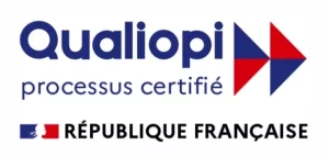 Logo QUALIOPI certification action de formation, organisme PoB n° QUA007994